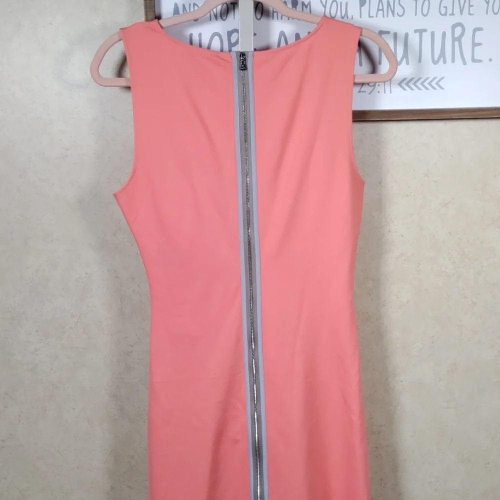 *E163 Kenneth Cole peach sleeveless dress 8 NWT CLEARANCE - Picture 6 of 16